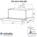 Витяжка вбудована Minola HTL 6214 BL 700 LED Витяжка вбудована Minola HTL 6214 BL 700 LED